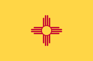 New Mexico flag.